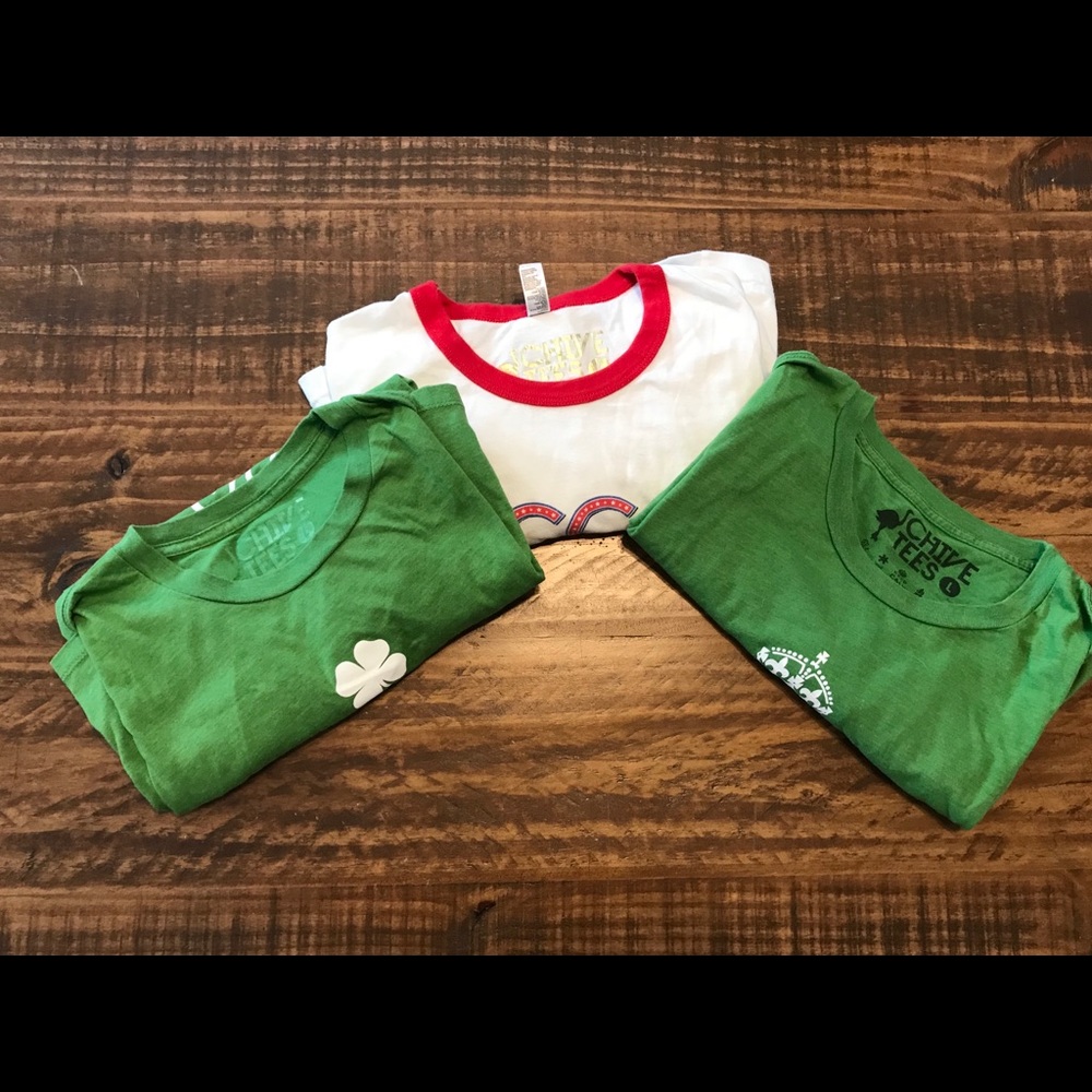 Four Men’s Chive Tees